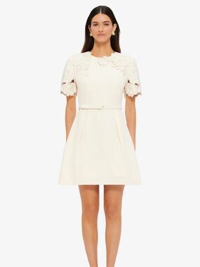 knee length dresses for ladies Rosario Petal Bustier Mini Dress